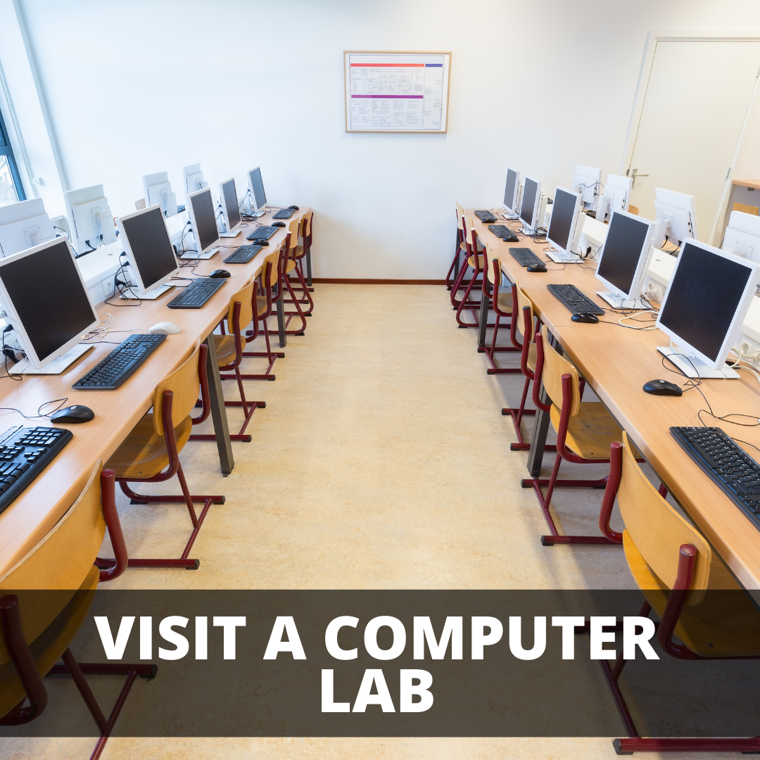 visit a computer lab